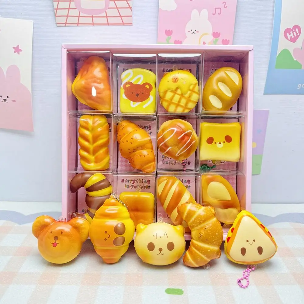 24-piece-set-bread-hanger-pinch-le-elasticity-feature-happy-pendant-bread-pendant-bread-theme-elasticity-toy