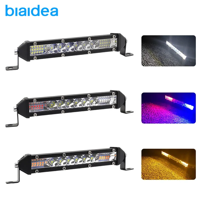 

16LED Work Lights LED Bar for Car Spot Flood Light Auto Headlight Barra LED 4x4 Off Road for Truck Tractor SUV ATV 12V-36V
