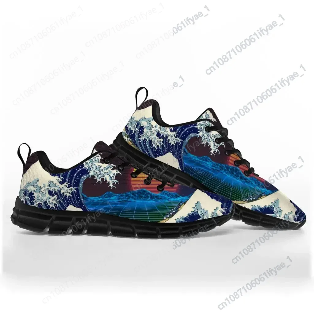 

Art The Great Wave off Kanagawa Sports Shoes Mens Womens Teenager Kids Children Sneakers Custom High Quality Couple Shoe