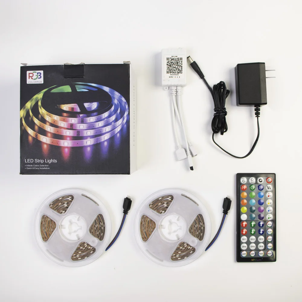 LED Strip light ,RGB ,Color changing,  APP & 44 Key remote, Colour Changing LED Fairy Lights with 16 Million Colours Music Mode