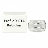 Replacement Pyrex Bulb Glass Tube For Wotofo Profile X RTA 8ml