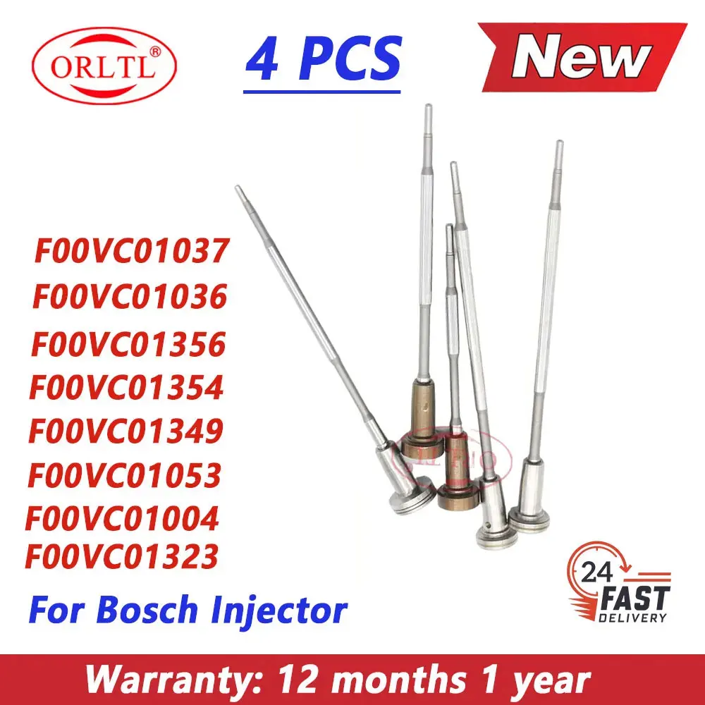 

4PCS F00VC01037 F00VC01036 F00VC01356 F00VC01354 F00VC01349 F00VC01053 F00VC01004 F00VC01323 Injector Control Valve For BOSCH