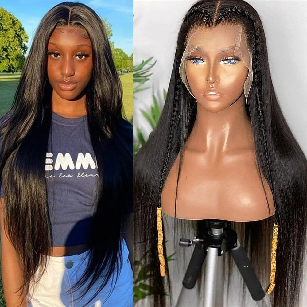 Straight Preplucked Human Wigs Ready To Go 13x4 hd Lace Frontal Wig For Women Brazilian Lace Front Closure Wig On Sale