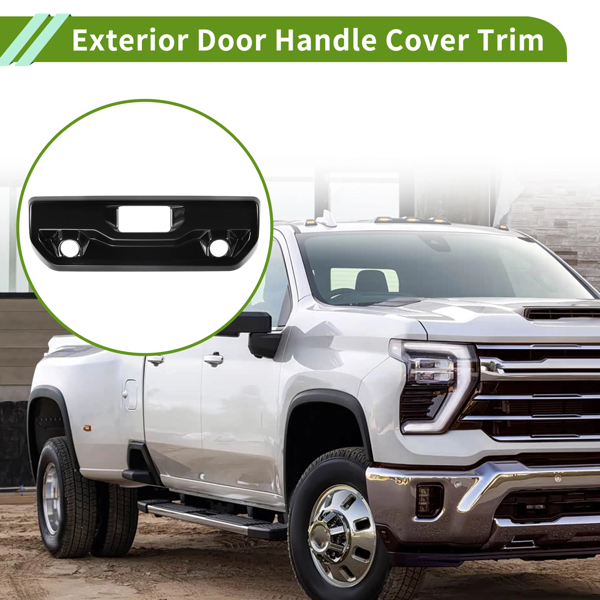 

UXCELL внешняя дверная ручка, накладка задней двери для Chevrolet Silverado 1500 ABS, 1 шт.