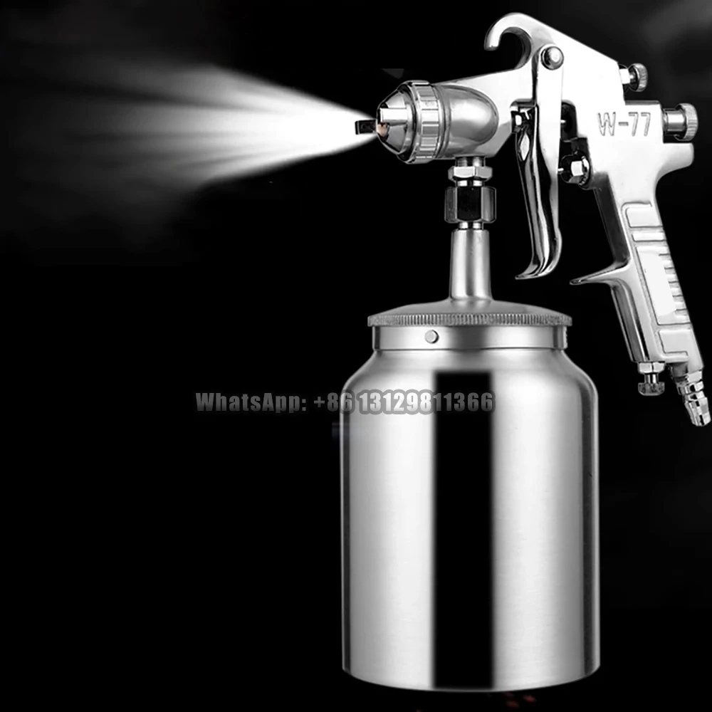 

Пистолет-распылитель типа подачи под давлением, пистолет-сифон для краски 1,0 / 1,3 / 1,5 мм, аэрограф гравитационного типа.