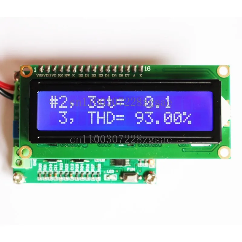 Digital harmonic distortion meter 10Hz~20KHz 3rd harmonic frequency display
