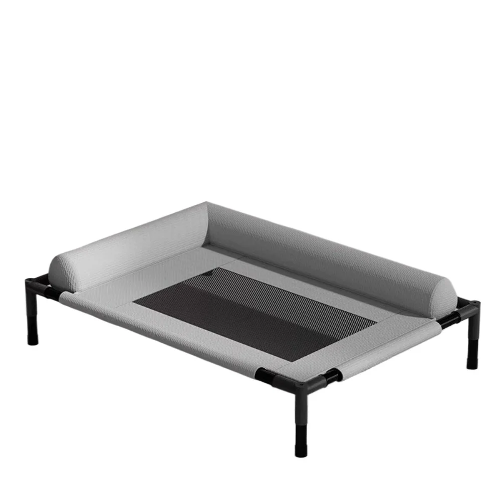 

Dog Cot Bed Breathable Washable Elevated Pet Bed for Small Medium Dogs All Seasons