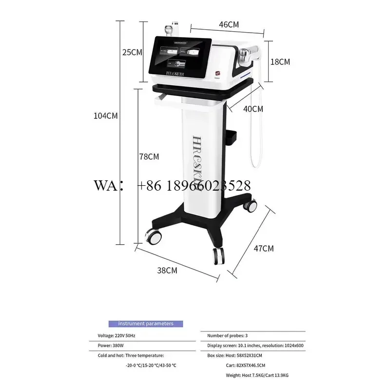 WMWMNU New Arrival 3 in 1 Beauty Device Plasma Hot Cold Ionic for Care Facial Massager Anti Aging Wrinkle Removal
