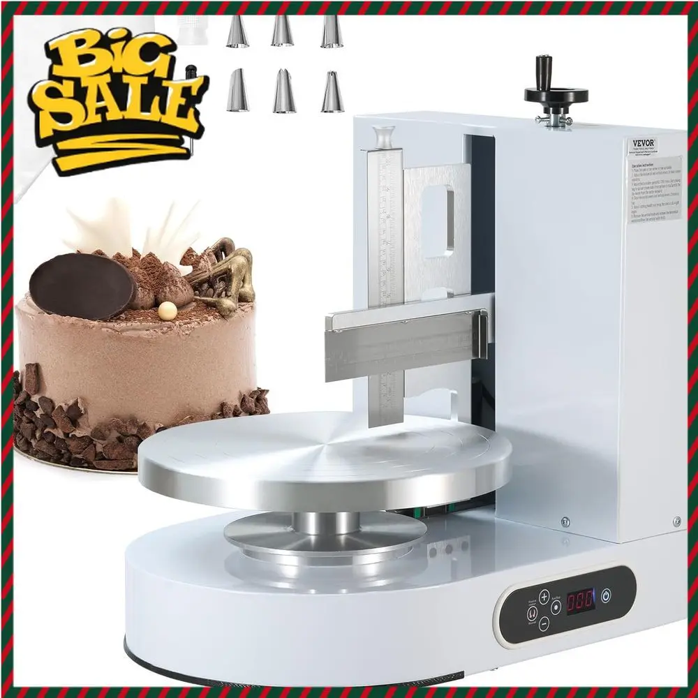 

BestsellerWhisper-Quiet 4-12 Adjustable Speed Cake Turner with Scraper for Smooth Frosting