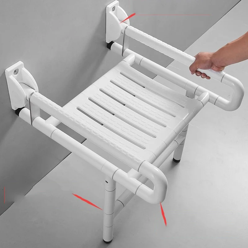 

Folding Women Bathroom Chairs Old Man Nordic Minimalist Luxury Bathroom Chairs Ergonomics Footrest Cadeira Ergonomica Furniture