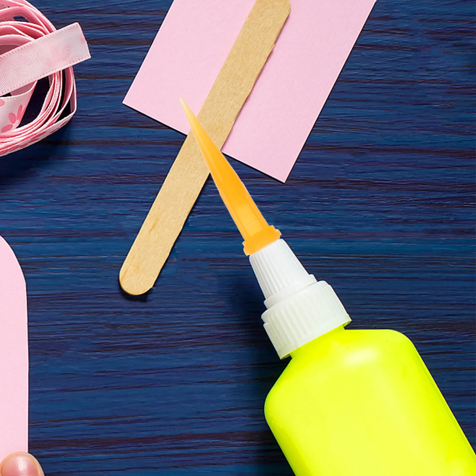 

10pcs Caulking Nozzle Tips Precision Glue Applicator Durable Abs Replacement Caulk Tool For Epoxy Resin Adhesive