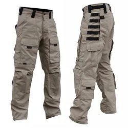 Field Combat Tactical Pants Men's Multi-pocket Multicam Camouflage Training Work Trousers Outdoor Hunting Hiking Cargo Pants
