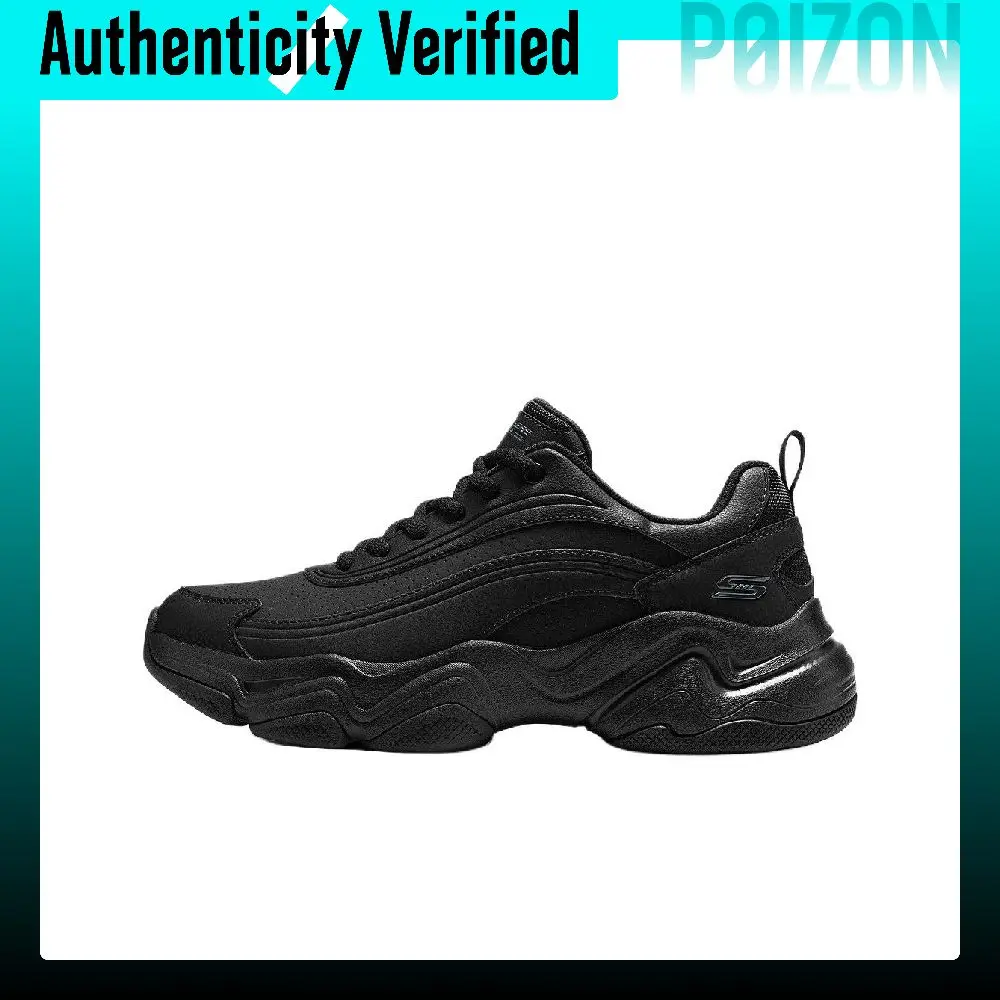 Skechers DLITES Chunky Sneakers Men's Low-top Black 118336-BBK