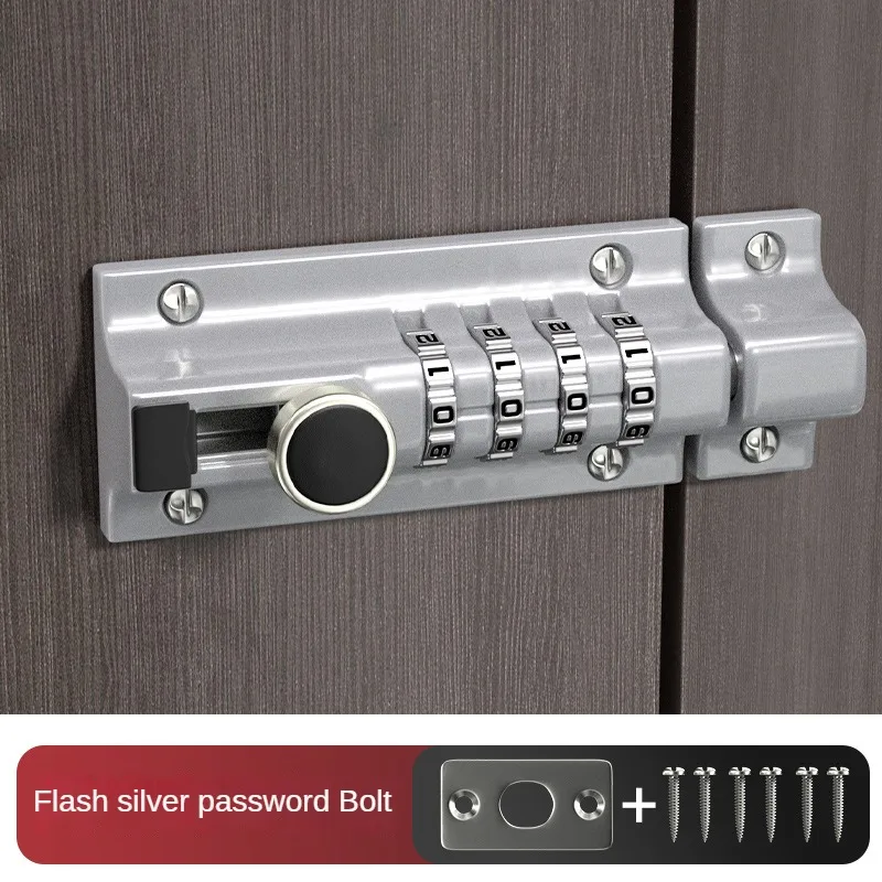 Imagem -02 - Zinc-alloy Digital Door Code Lock Combinação Segura Trava Parafuso Hardware