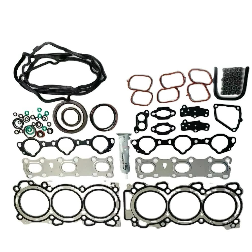 

VQ40DE VQ25DE Engine Full Gasket Repair Set Head Gasket Overhaul Kit for Nissan VQ40 4.0 10101-EA225 VQ25 2.5 A0101-JK20A