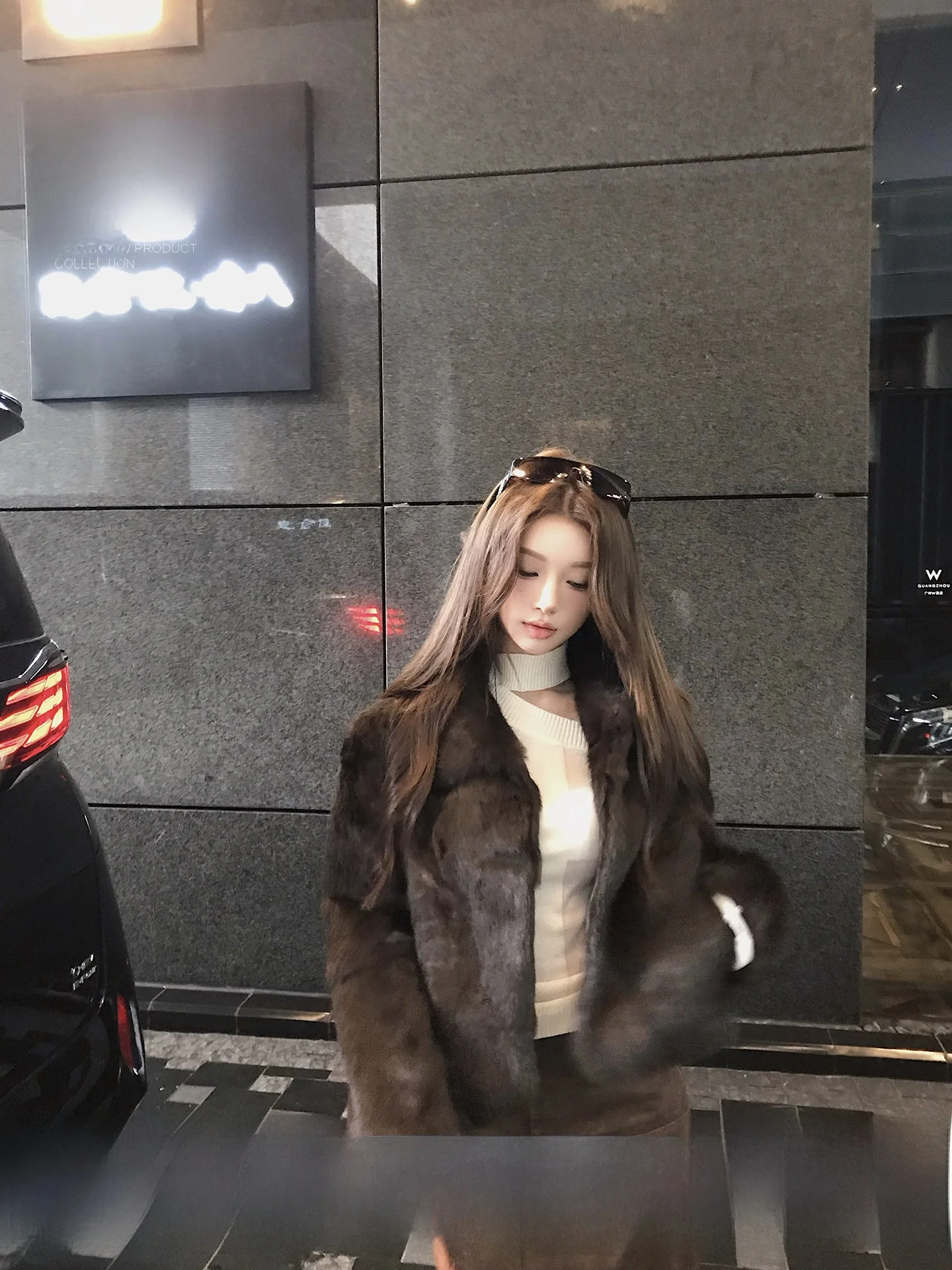 

Женское пальто из кроличьего меха Ele ort, осенне-зимнее, мягкое, нежное, высокого качества, китайский бренд Qiuyou Yao