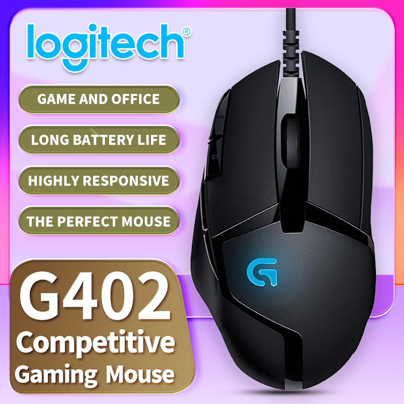 

Logitech genuine mouse professional gaming mouse ultra-sensitive office mouse suitable for laptops and desktop computers