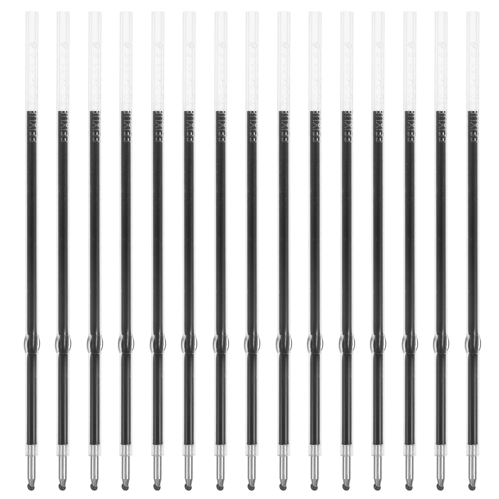 

100pcs Ballpoint Pen Refills 0.7Mm Fine Point Universal Replacement For Retractable Pens Quick-Drying Ink Stainless Steel Tip