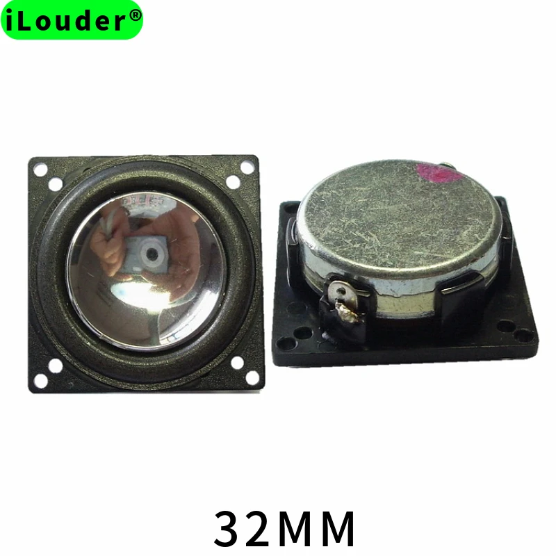 Factory 32MM RMS 3W Square Full Frequency speaker 1.25Inch 4Ω/8Ω optional neodymium magnet Ultra Thin car/home audio Speaker