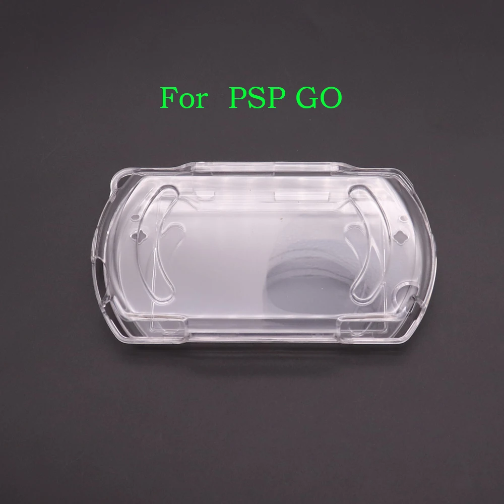 Crystal Case para Sony PSP GO Game Console, capa dura clara, protetor da pele, tampa transparente, peças de proteção, 10pcs