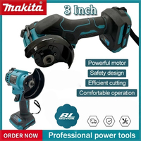 Makita 3 Inch Mini 18V Power Tool Angle Grinder Cutting Circular Saw Power Tool Cordless Electirc CUT OFF Tool