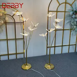 DEBBY Modern Landscape Atmosphere Floor Lamp LED Creative Butterfly Standing Lights for Wedding Party Stage Background Decor