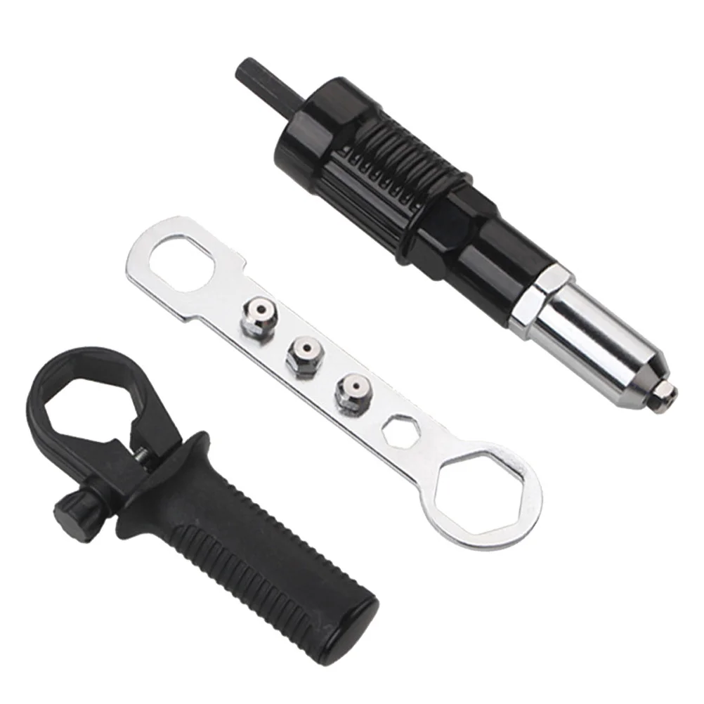 1Set Electric Rivet Shooter Adapter Quick Release Riveting Machine Joint Heavy Duty Metal Conversion Connector Easy Maintain