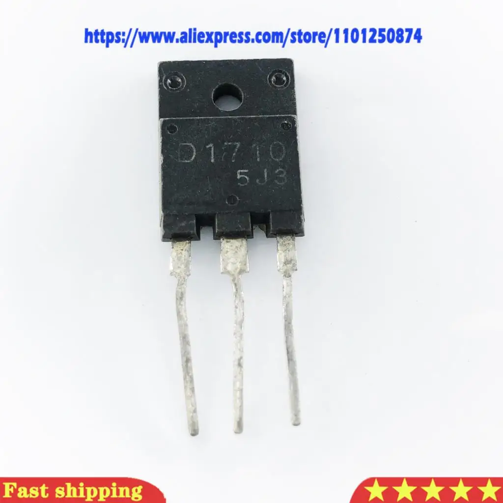 10pcs D1710 TO-3PF 2SD1710 TO-3P 2SD1710C-CTV-YB