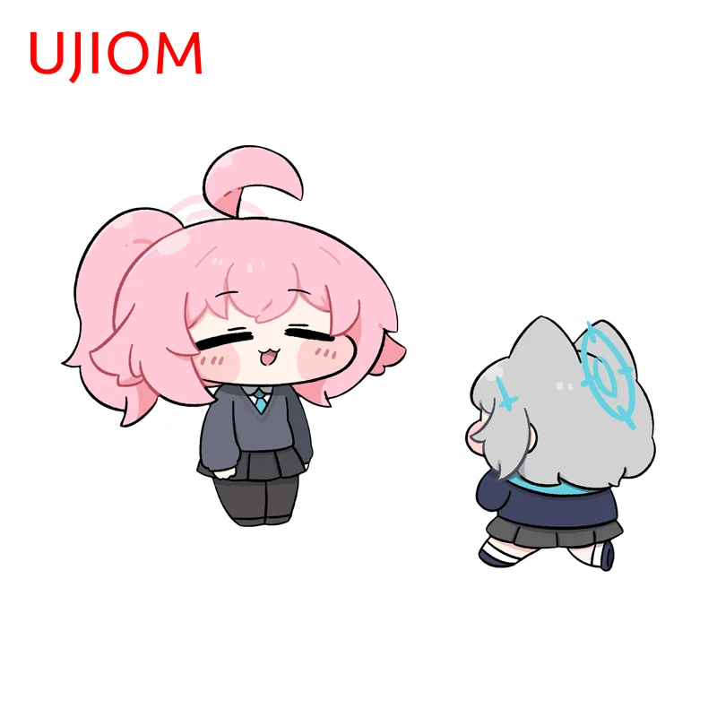 

UJIOM Edition Sunaookami Shiroko Picture Wall Sticker Exquisite Attractive Charming Waterproof Decal Surfboard Skateboard Decor