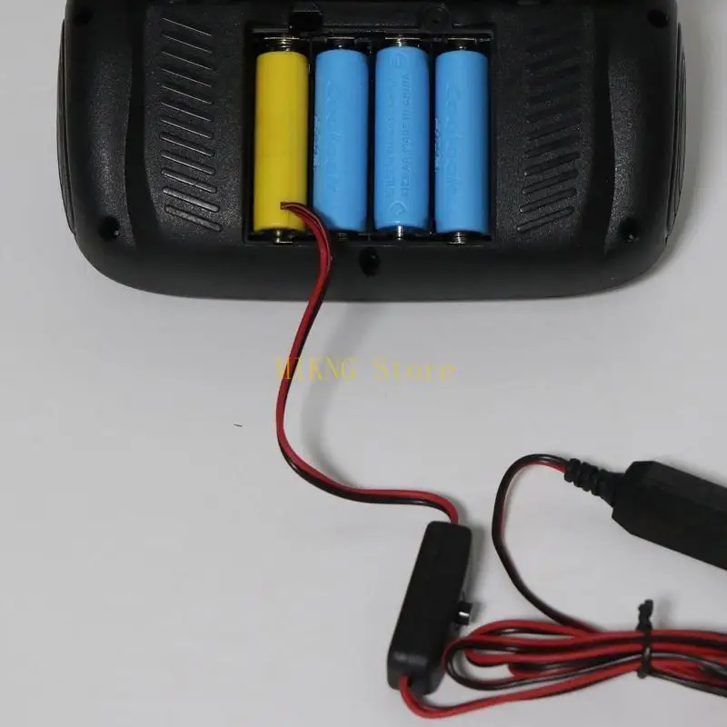 USB C to for DC Cable for AAA (LR3 AM4) Battery, Type-C Power Supply Cable with Switch Replace 4pcs 1.5V AAA Batteries best sale