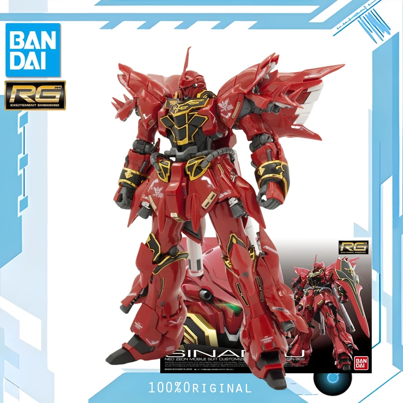 

BANDAI Anime RG 1/144 MSN-06S SINANJU Mobile Suit Gundam Model Kit Collectible Assembly Plastic Action Toys Figures Gift