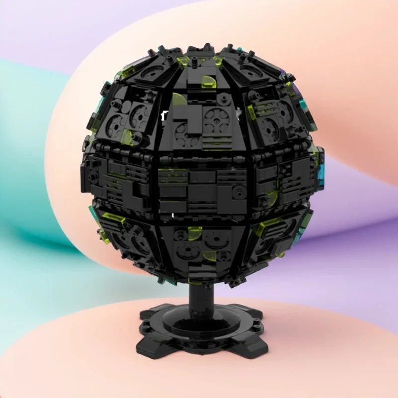 

NEW 842PCS MOC Space Exploration Borg Sphere Model DIY Creative Assembly Building Blocks Display Birthday Gift Collectible Set