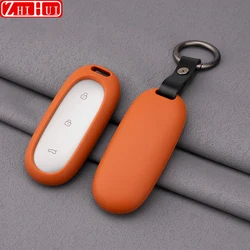 For Li Lixiang L6 L7 L8 L9 2024 Car Styling Key Case Liquid Silicone Key Protective Case Anti Scratch Supplies Auto Accessories