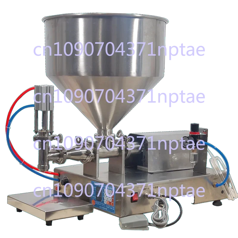 Small hand automatic oil-consuming tomato sesame sauce cosmetic liquid filling machine