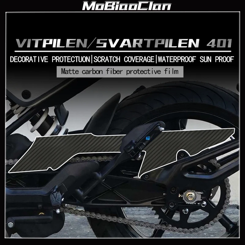 For Husqvarna SVARTPILEN 401 VITPILEN 401 Motorcycle 3D Carbon Fiber Protective Sticker Body Film Modification Accessories