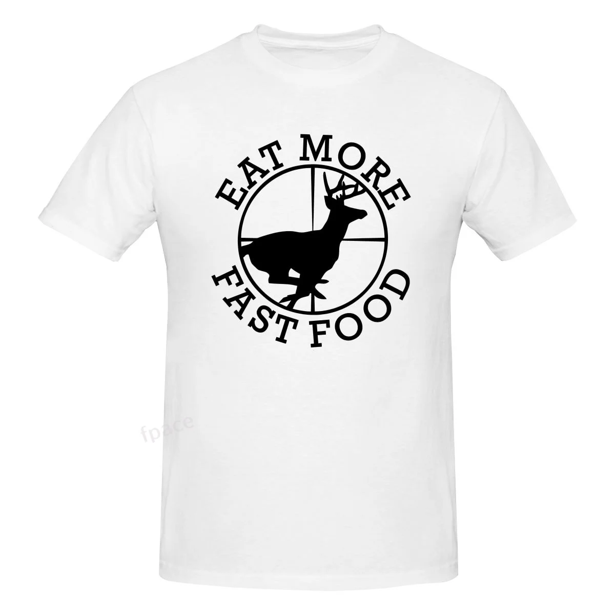 

EAT MORE FAST FOOD Casual Cotton Summer Men Clothing Tops Men's Basic Short Sleeve T-Shirt
