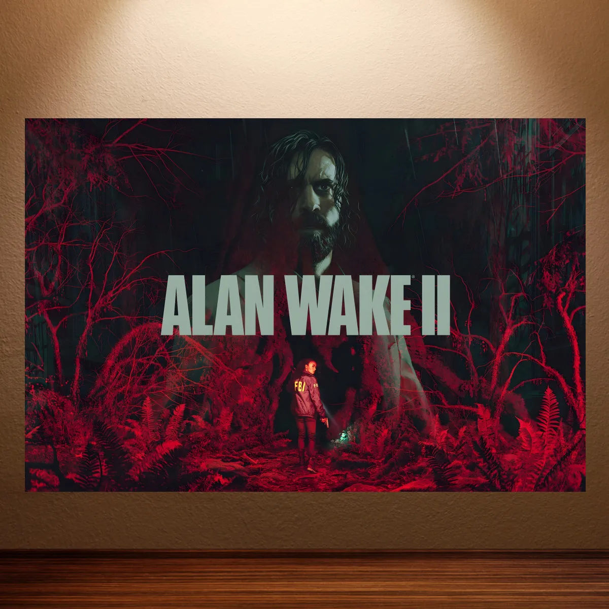 Alan Wake Poster Ray Tracing Poster Classic Anim Game Poster Canvas Wall Painting Live Room Wall Decor Room Wall Art Stickers