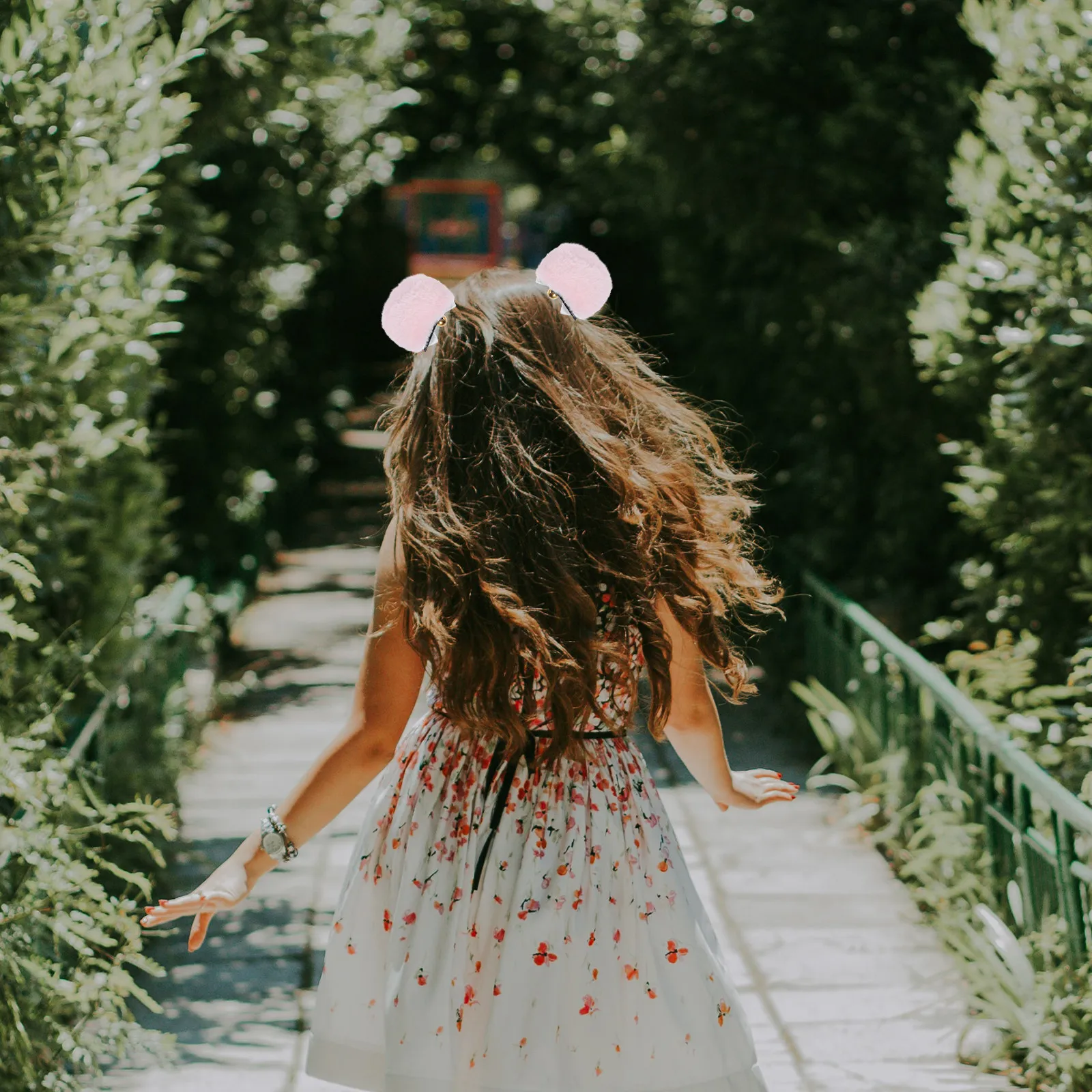 

Пара заколок для волос с ушками медведя, бантом и колокольчиками, мягкие и удобные аксессуары для волос для женщин, для вечеринок, косплея, зимних мероприятий