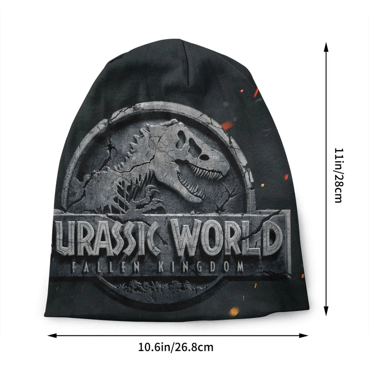 Jurassic Park Skullies bonnets casquettes pour hommes femmes unisexe en plein air hiver chaud tricot chapeau adulte dinosaure monde Bonnet chapeaux