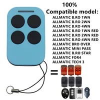 Para ALLMATIC B.RO 1WN 2WN 4WN RED ALLMATIC BRO OVER MINI PASS garaje Control remoto duplicador ALLMATIC B.RO STAR FOR4 clon