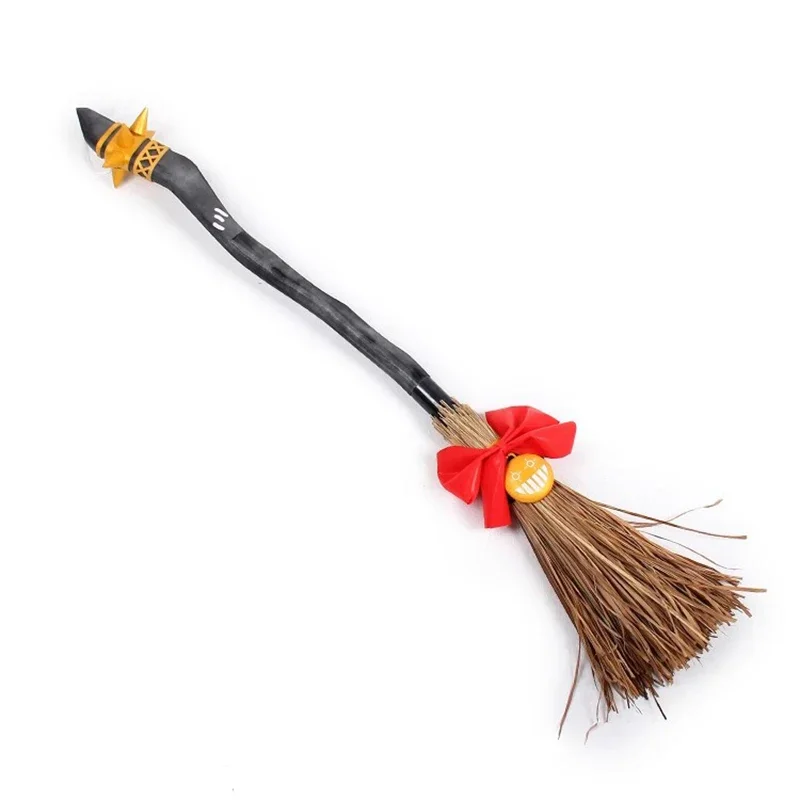 

160CM Mage Broom Dungeon & Fighter Little Witch DNF Cosplay Props Weapons Halloween Christmas Fancy Party Costumes Accessories