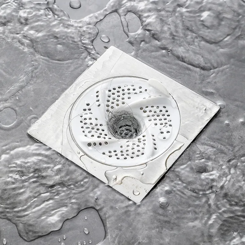 1PCS Swirl Hair Catcher, Universal Bathroom Sink Strainer, Anti-Clog Drain Filter - view 2