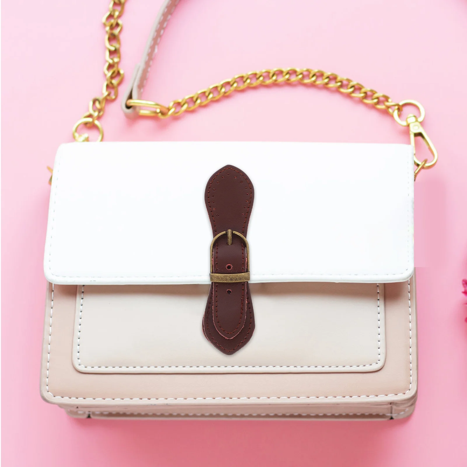

Buckle Closures Fasteners Handbags Hardware Snaps Purse Cowhide DIY Craft Sewing Accessories Snap Closure Metal Buckle
