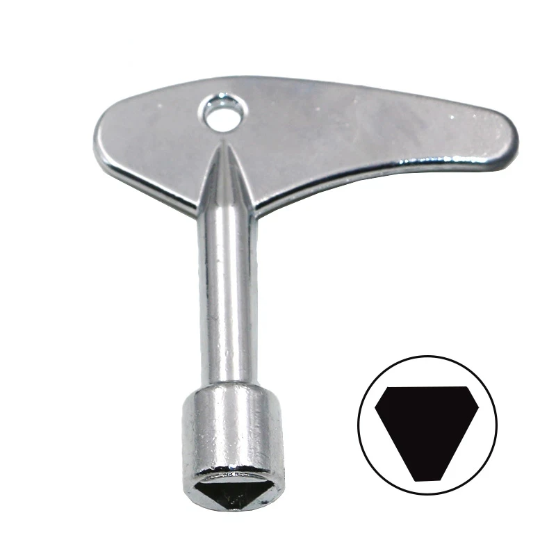 Delta Switch Key Wrench With Accessories Universal Triangle Train Electrical Cupboard Box Elevator Cabinet Alloy
