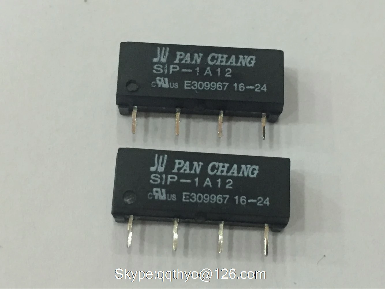 SIP-1A12 DC12V  4 PIN  10PCS