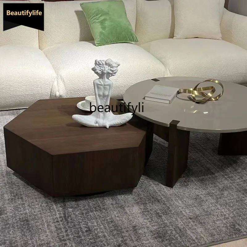 C06 Round Coffee Ta… - image