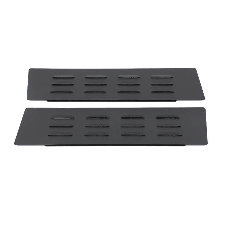 

For Ford Explorer 2020-2025 Aluminum Alloy Black Car Rear Window Ventilation Blinds Panel Car Accessories