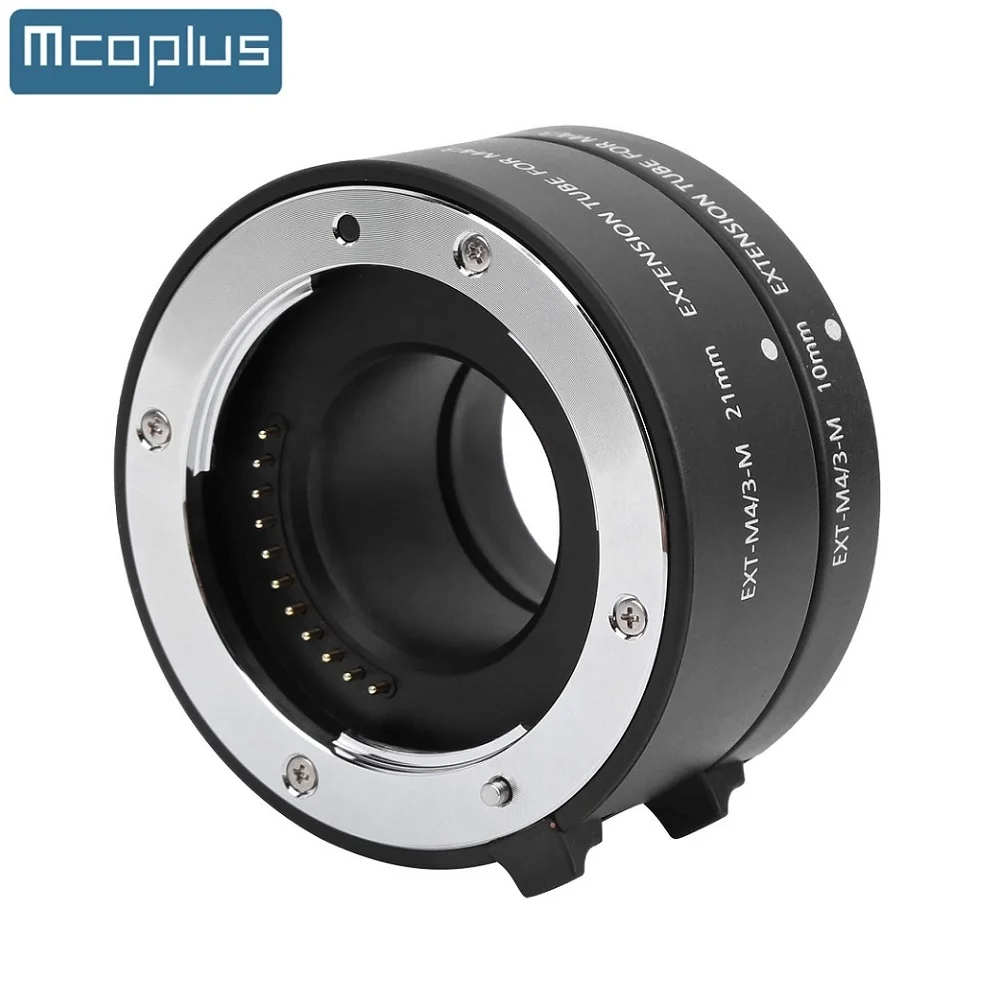 

Переходное кольцо удлинительной трубки Mcoplus Auto Focus Macro для Olympus Panasonic M4/3 Mount GH4 GH5 GF6 GX7 E-M5 E-M10III E-PL5 GH6 G