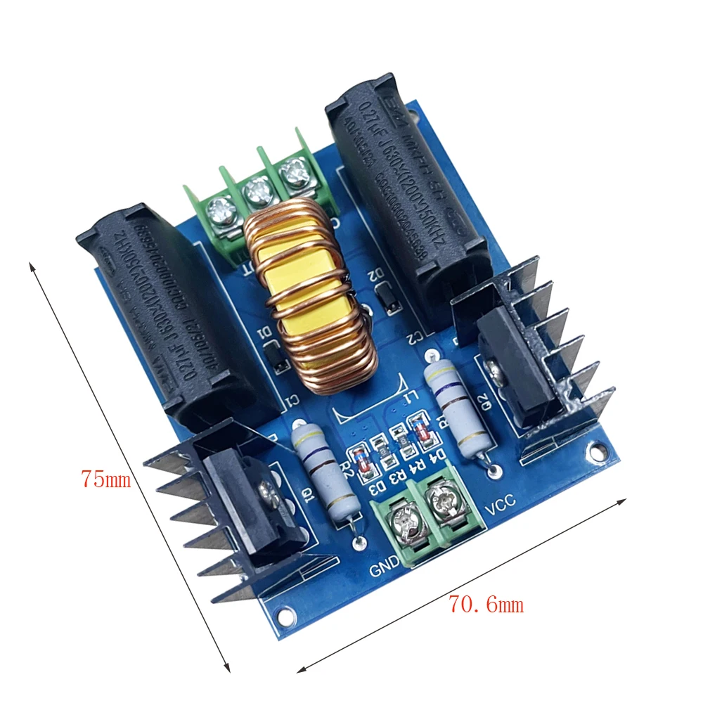 DC12-30V 180-360W ZVS Drive Board Tesla Coil Boost Power Supply High Voltage Generator Drive Module Induction Heating Module