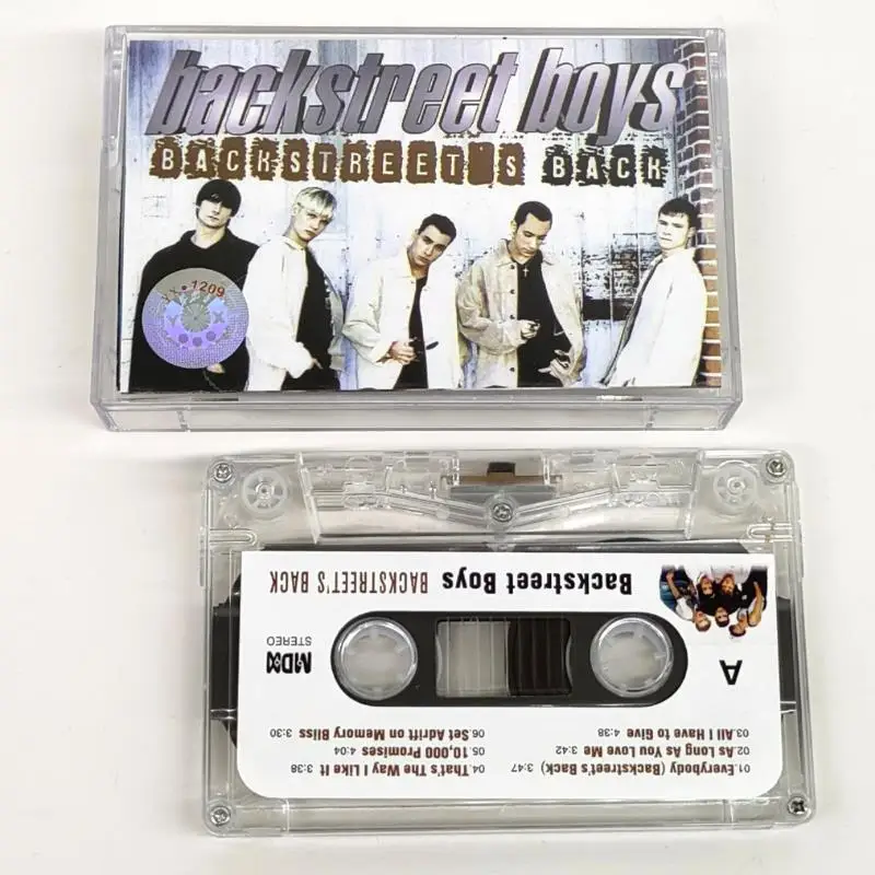 Pop Rock Backstreet Boys Nick Carter Music Tape Greatest Hits Album All I Have To Give Cassettes Cosplay Walkman Soundtracks Box